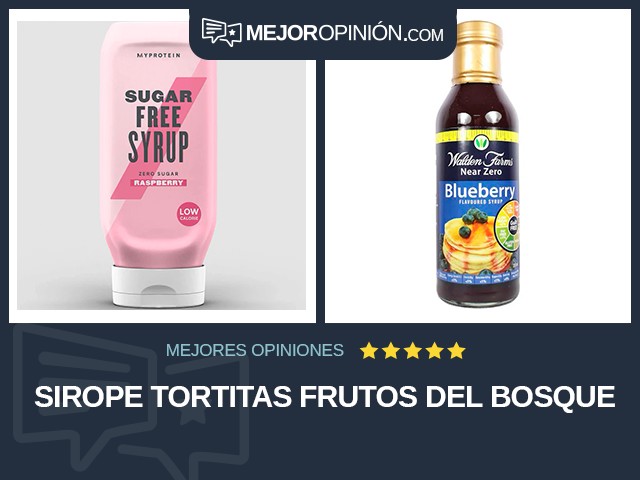 Sirope Tortitas Frutos del bosque