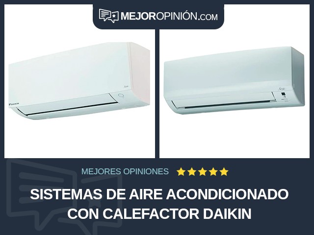 Sistemas de aire acondicionado Con calefactor Daikin