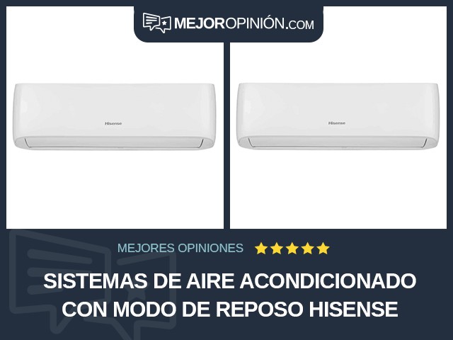 Sistemas de aire acondicionado Con modo de reposo Hisense