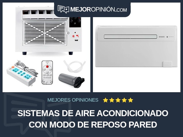 Sistemas de aire acondicionado Con modo de reposo Pared