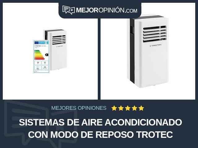 Sistemas de aire acondicionado Con modo de reposo Trotec