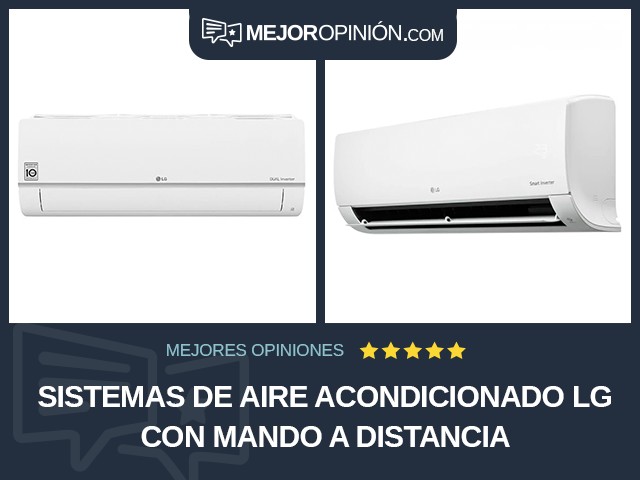 Sistemas de aire acondicionado LG Con mando a distancia