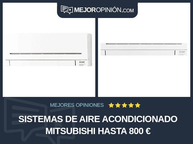 Sistemas de aire acondicionado Mitsubishi Hasta 800 €