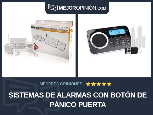 Sistemas de alarmas Con botón de pánico Puerta