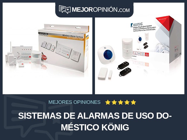 Sistemas de alarmas De uso doméstico König