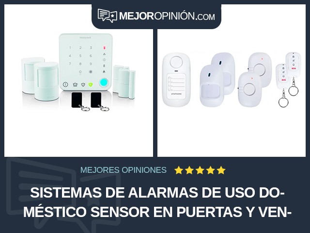 Sistemas de alarmas De uso doméstico Sensor en puertas y ventanas