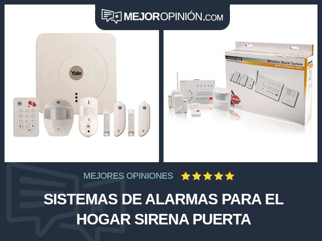 Sistemas de alarmas para el hogar Sirena Puerta