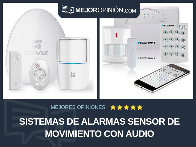 Sistemas de alarmas Sensor de movimiento Con audio