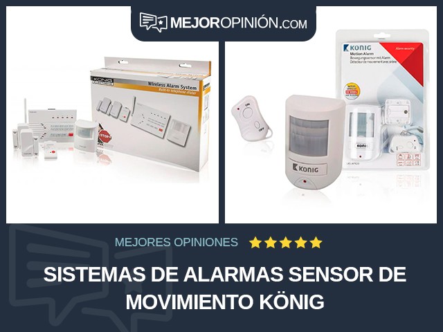 Sistemas de alarmas Sensor de movimiento König