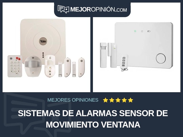 Sistemas de alarmas Sensor de movimiento Ventana