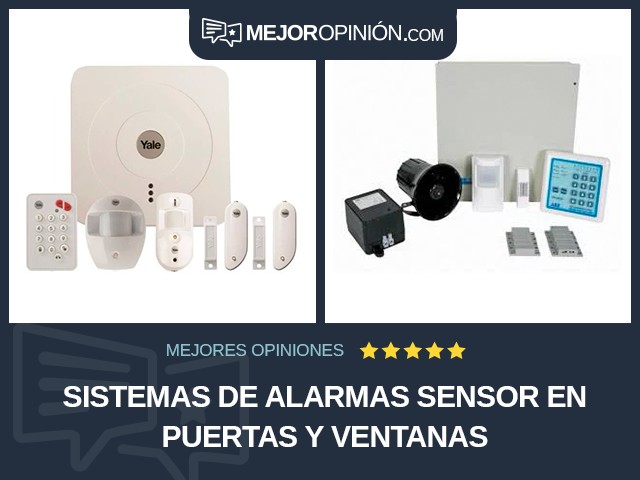 Sistemas de alarmas Sensor en puertas y ventanas