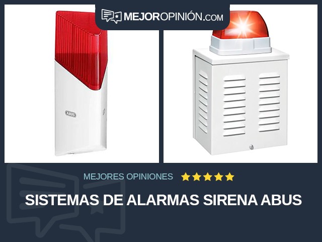 Sistemas de alarmas Sirena ABUS