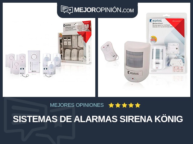 Sistemas de alarmas Sirena König