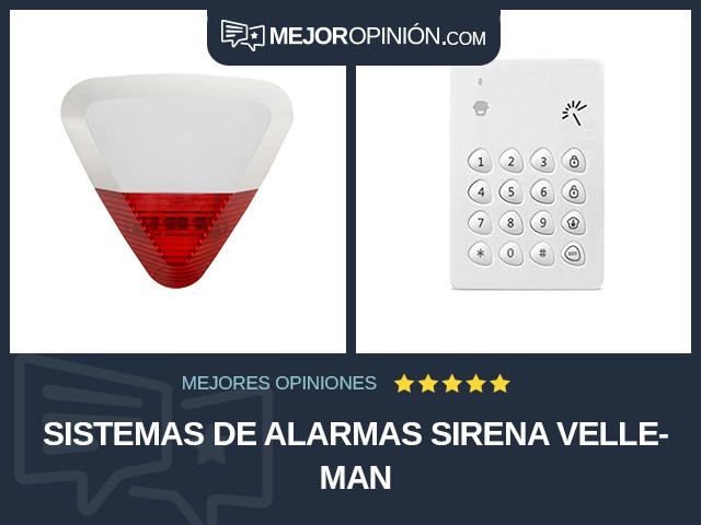 Sistemas de alarmas Sirena Velleman