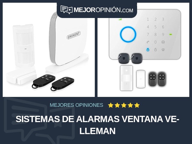 Sistemas de alarmas Ventana Velleman