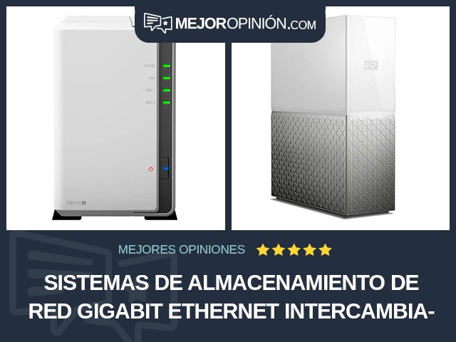 Sistemas de almacenamiento de red Gigabit Ethernet Intercambiable en caliente