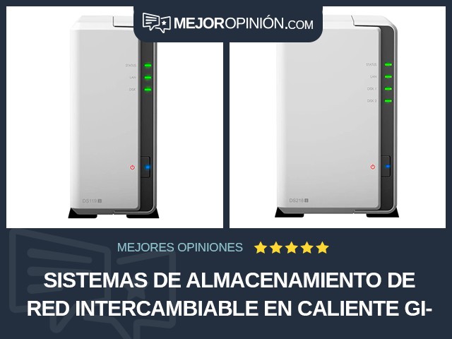 Sistemas de almacenamiento de red Intercambiable en caliente Gigabit Ethernet