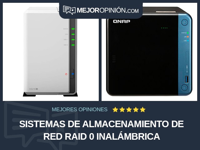 Sistemas de almacenamiento de red RAID 0 Inalámbrica