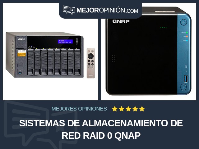 Sistemas de almacenamiento de red RAID 0 QNAP