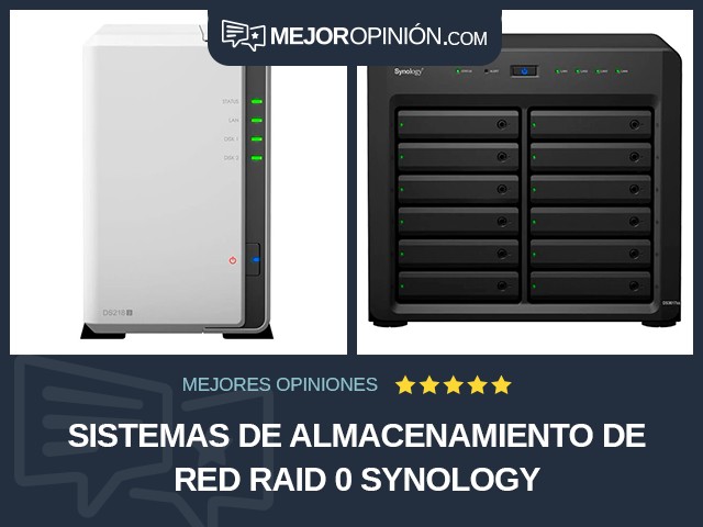 Sistemas de almacenamiento de red RAID 0 Synology