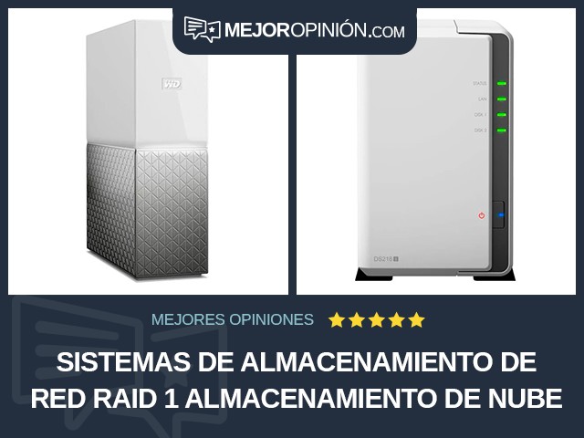 Sistemas de almacenamiento de red RAID 1 Almacenamiento de nube personal