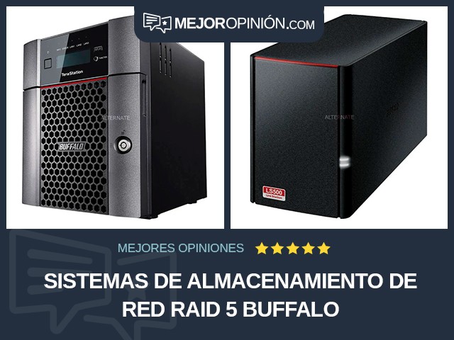 Sistemas de almacenamiento de red RAID 5 Buffalo