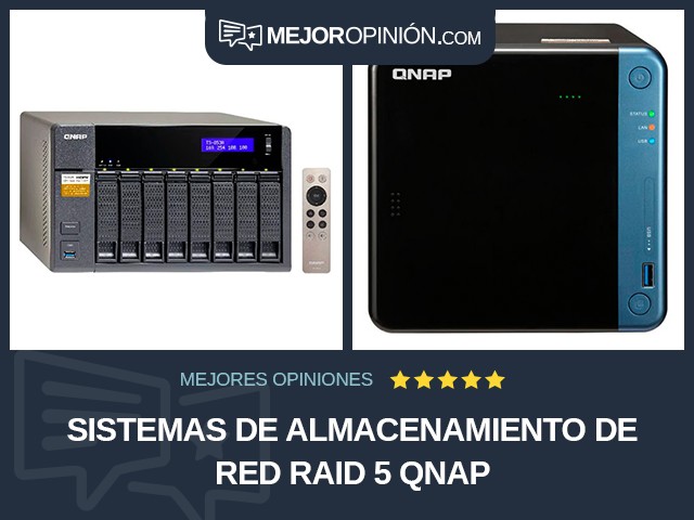 Sistemas de almacenamiento de red RAID 5 QNAP