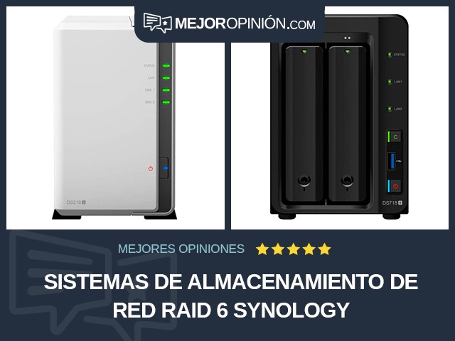 Sistemas de almacenamiento de red RAID 6 Synology