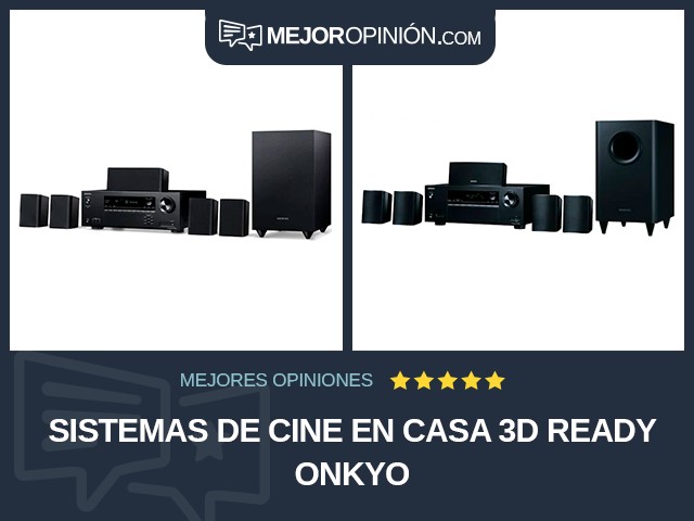 Sistemas de cine en casa 3D Ready Onkyo