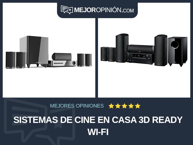 Sistemas de cine en casa 3D Ready Wi-Fi