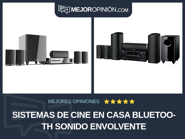 Sistemas de cine en casa Bluetooth Sonido envolvente