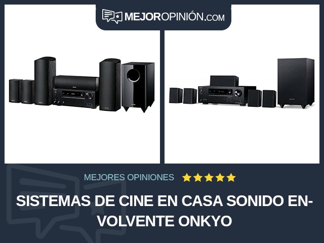 Sistemas de cine en casa Sonido envolvente Onkyo