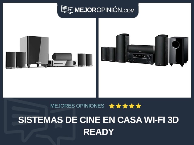 Sistemas de cine en casa Wi-Fi 3D Ready