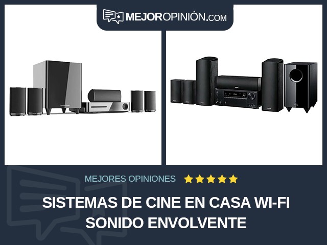 Sistemas de cine en casa Wi-Fi Sonido envolvente