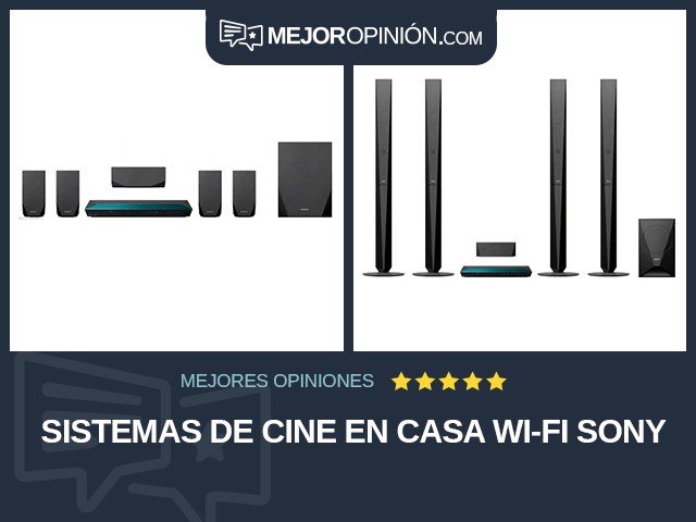 Sistemas de cine en casa Wi-Fi Sony