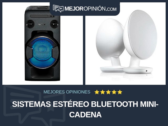 Sistemas estéreo Bluetooth Minicadena