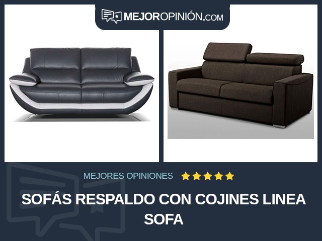 Sofás Respaldo con cojines LINEA SOFA