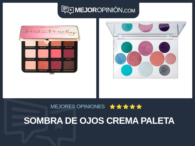 Sombra de ojos Crema Paleta