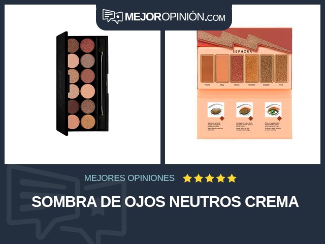 Sombra de ojos Neutros Crema