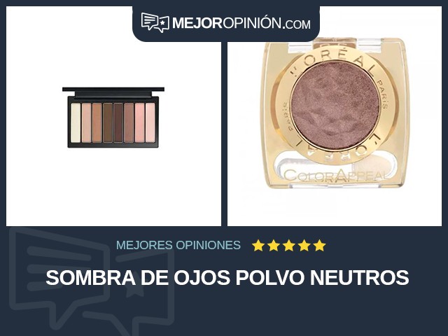 Sombra de ojos Polvo Neutros