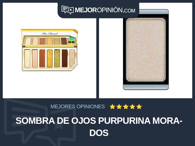 Sombra de ojos Purpurina Morados