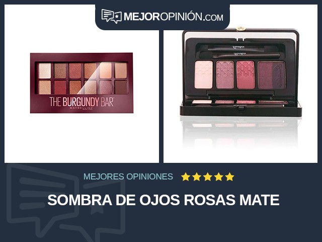 Sombra de ojos Rosas Mate