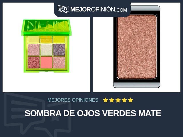 Sombra de ojos Verdes Mate