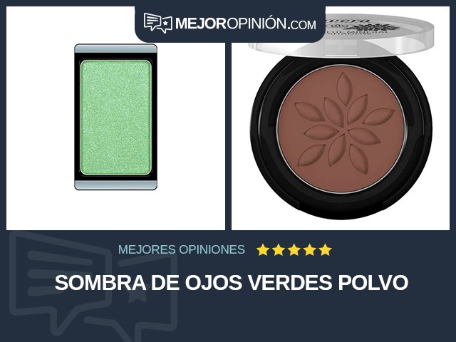 Sombra de ojos Verdes Polvo