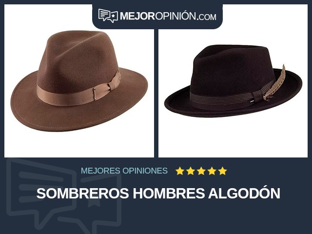 Sombreros Hombres Algodón