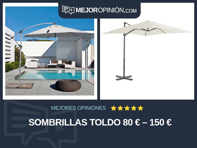 Sombrillas Toldo 80 € – 150 €