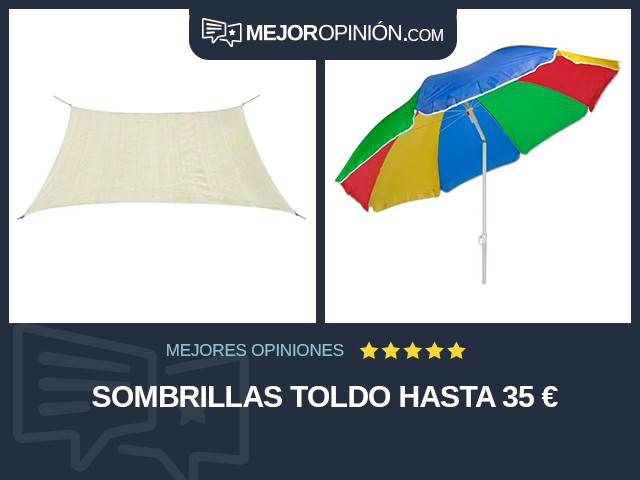 Sombrillas Toldo Hasta 35 €