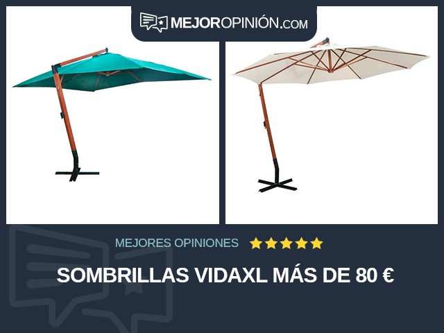 Sombrillas vidaXL Más de 80 €