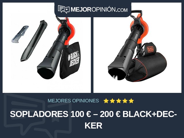 Sopladores 100 € – 200 € BLACK+DECKER