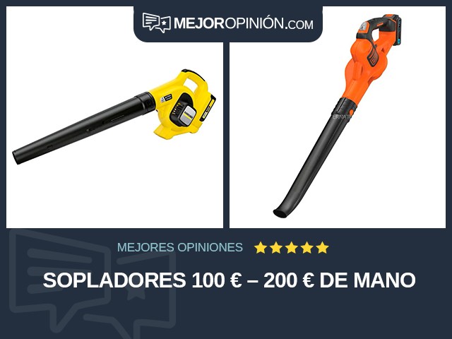 Sopladores 100 € – 200 € De mano